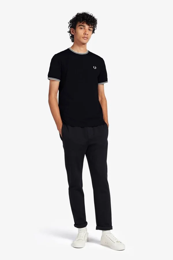 Fred Perry Twin Tipped T-Shirt, Black