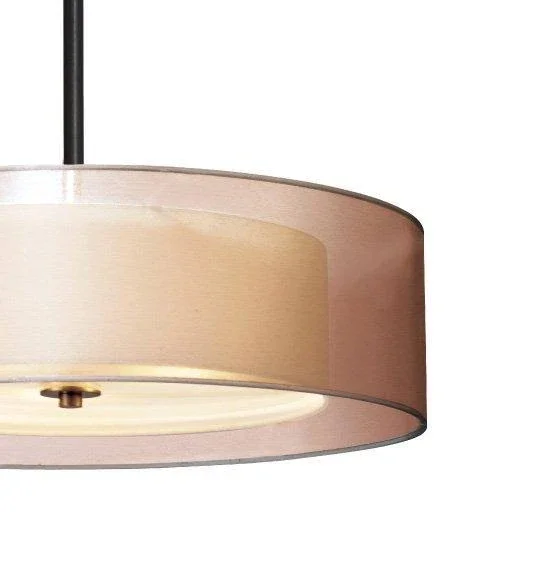 Sonneman 6022.13 - Puri 22x22 Pendant, Satin Nickel