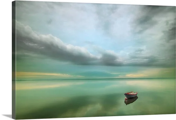 Boat..., Canvas Wall Art, 24x16, Great Big Canvas