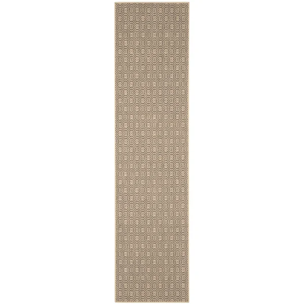 Safavieh Palm Beach PAB512A Area Rug Natural, Black 2& x 8& Runner
