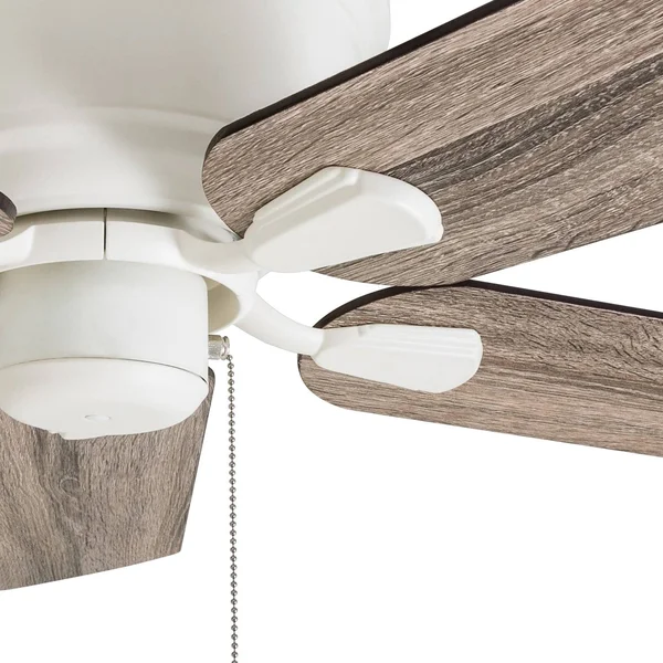 The Gray Barn Dalmeny Indoor Hugger Ceiling Fan - 52 - White - Hardwired 30879236