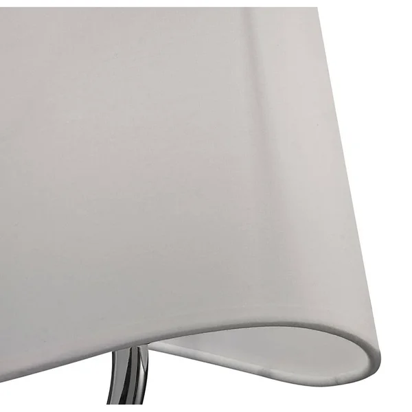 Mantra Lighting 1905 NINETTE 1 Light Table Lamp, Polished Chrome