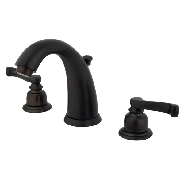 Kingston Brass KB985FL Royale Widespread Lavatory Faucet with Brass Pop-Up - Oil Rubbed Bronze