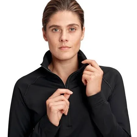 Mammut Women's Snow ml Half Zip Pull Jacket - Xs - Black