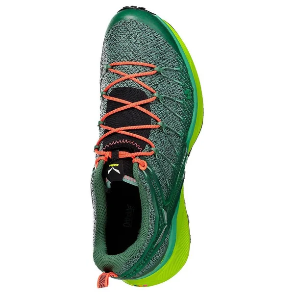 Salewa Women's Dropline Shoes 6 Feld Green - Fluo Coral