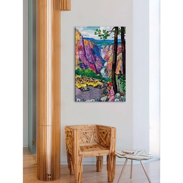Picturesque View Painting Print on Wrapped Canvas