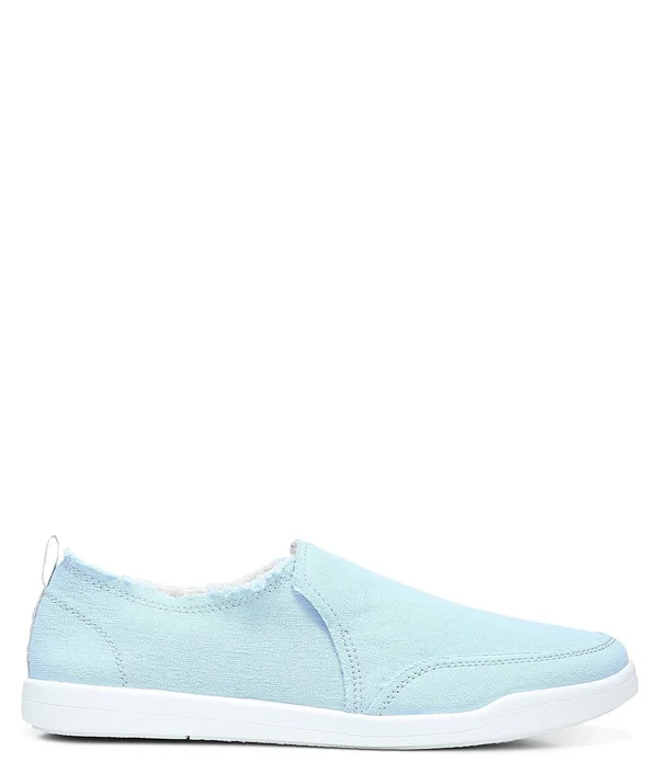 Vionic Malibu Slip on with Arch Support in Black Canvas