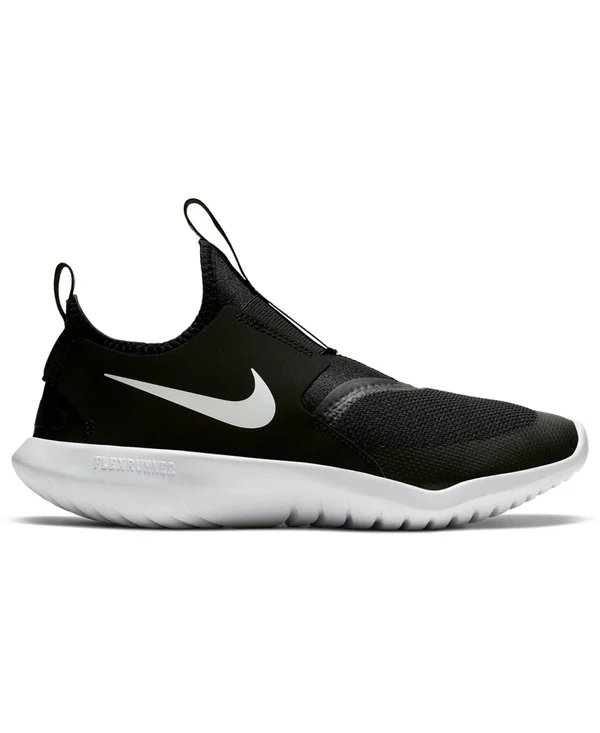 Nike Boys& Flex Runner Running Shoes - Black - 3.5