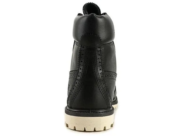 Timberland Women's 6 inch Premium Brogue Boot Black 8