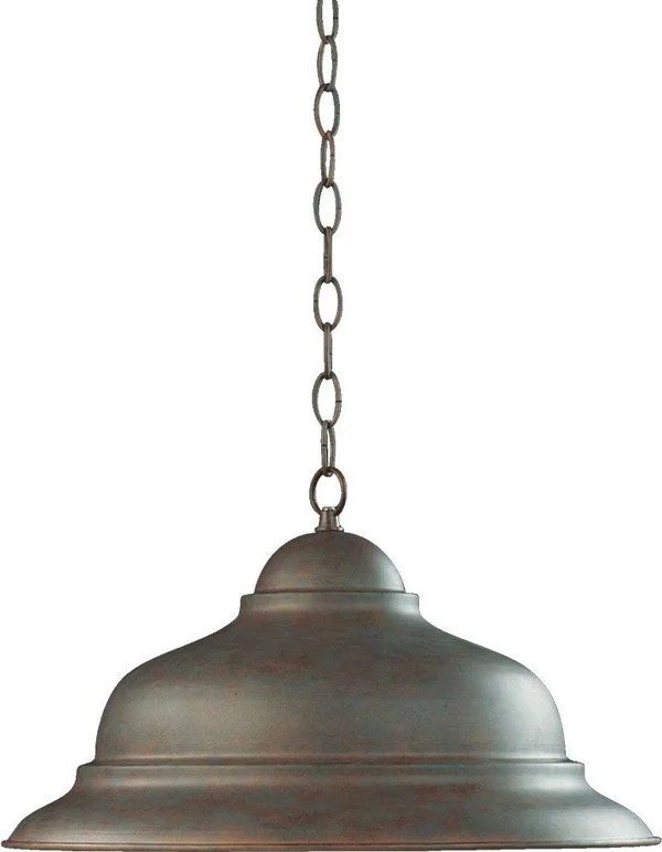 Quorum 1 Light Pendant, Cobblestone - 6820-33