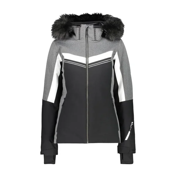 Cmp Synthetic Fur Ski Jacket S