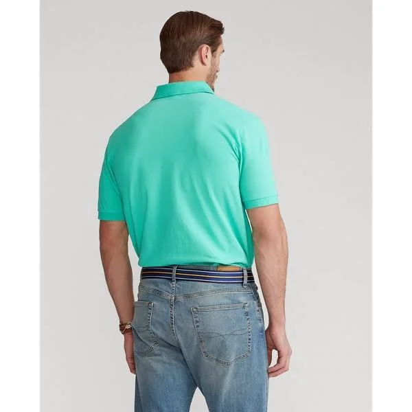 Ralph Lauren Men's The Iconic Mesh Polo Shirt - Size 4X Big in Sunset Green