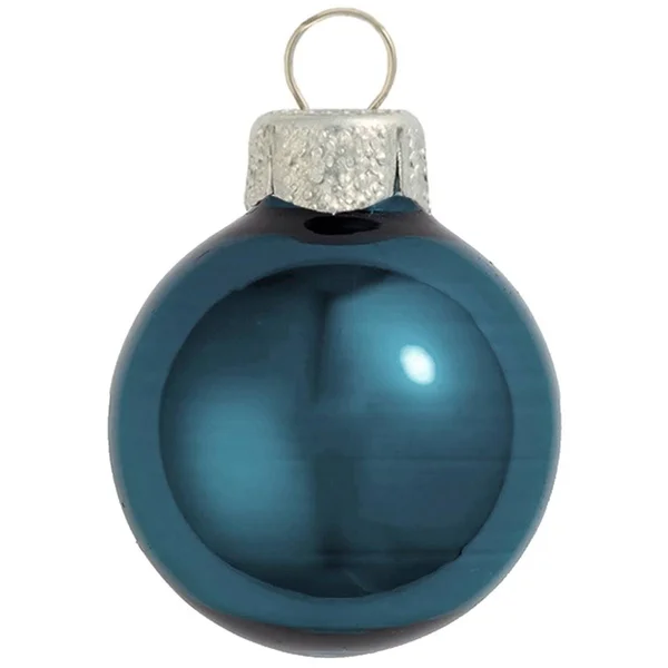 2ct Marine Blue Pearl Glass Christmas Ball Ornaments 6x22 (150mm)