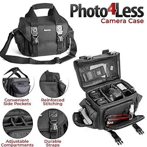 Canon Eos Rebel T7 Digital SLR Camera with EF-S 18-55mm f/3.5-5.6 Is STM Lens + 64GB Memory Card + Wide Angle and Telephoto Lens