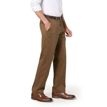 Dockers Men's Easy Straight Fit Khaki Stretch Pants - Tobacco