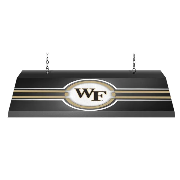 Wake Forest Demon Deacons: Edge Glow Pool Table Light Gold - Mascot
