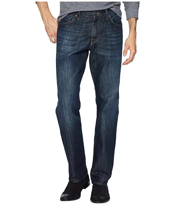 Mavi Matt Relaxed Straight Leg in Dark Stanford Jeans - Blue