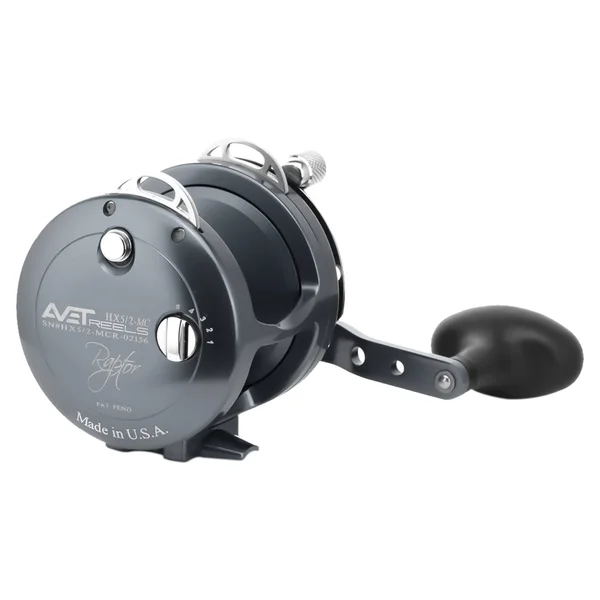 Avet HX 5/2 MC Raptor Two-Speed Lever Drag Casting Reel Gunmetal