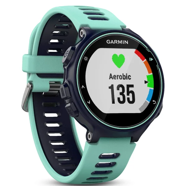 Garmin Forerunner 735XT - Activity Tracker with Heart Rate Monitor and GPS Tri Bundle - Midnight Blue/Frost Blue