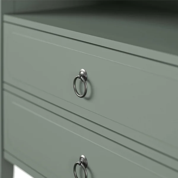 Novogratz Her Majesty 2 Drawer Nightstand - Green