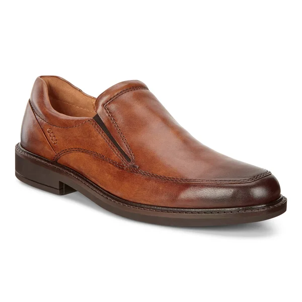 Ecco Men's Holton Apron Toe Slip on Amber, 42