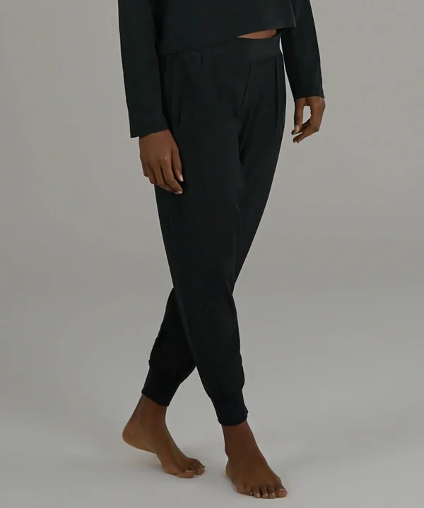 ATM Anthony Thomas Melillo Silk Pull on Pants Black Xs