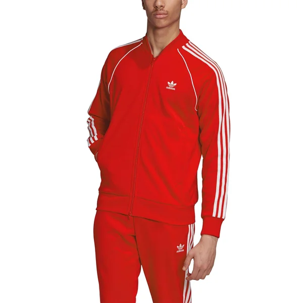 Adidas Men's Originals Superstar Track Jacket - Scarlet