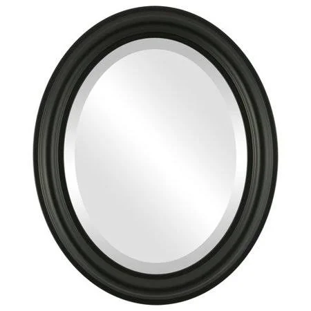 Charlton Home Wivenhoe Framed Oval Accent Mirror