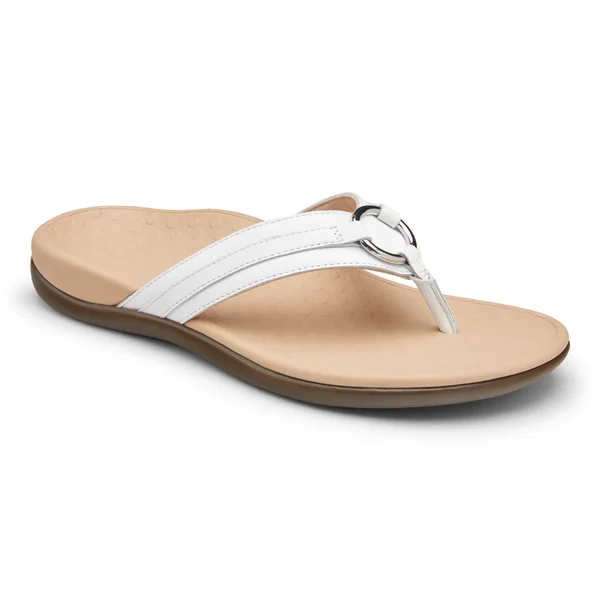 Vionic Womens Tide Aloe Sandal White 9 M