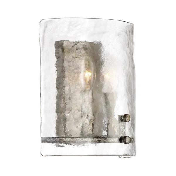 Quoizel 2 Light Fortress Wall Sconce - Mottled Silver - FTS8802MM