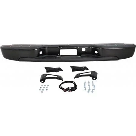 Karparts360 for GMC Sierra 1500 - 2500 Step Bumber 1999-2006, Powdercoated Black, Steel, Fleetside, Includes 2007 Classic