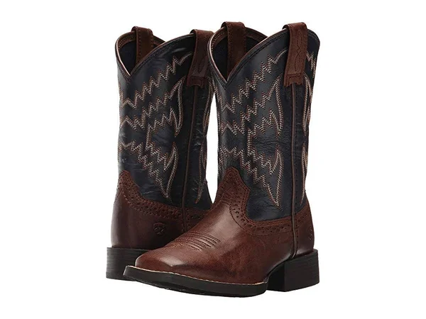 Ariat Kids& Brown Tycoon Cowboy Boots