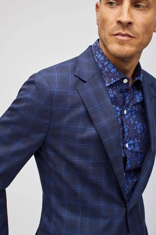 Bonobos Unconstructed Italian Wool Blazer - Blue - Formal Jackets