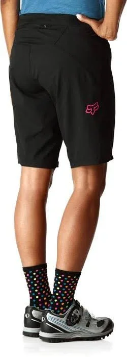 Fox Women's Ripley Shorts, Black/Pink, Large