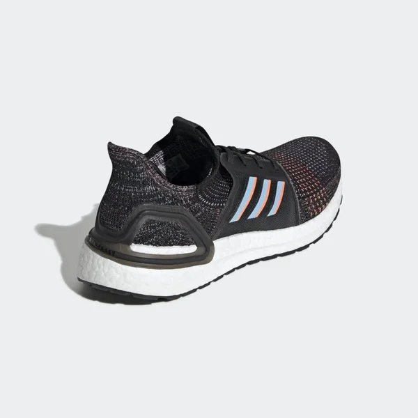 Adidas Ultraboost 19 Shoes - Men's - Core Black - Glow Blue - 8