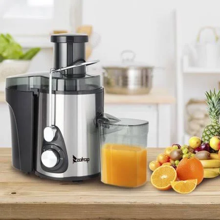 Juicer Wide Mouth Juice Extractor, Segmart 600W Juicer Machine, 3 Speed Double Gear Orange Juicer for Fruits and Vegetable with