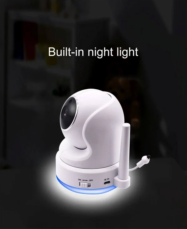 CasaCam BM200 Video Baby Monitor with 5x22 Touchscreen and HD Pan & Tilt Camera - Two Way Audio, lullabies, Nightlight, Autom