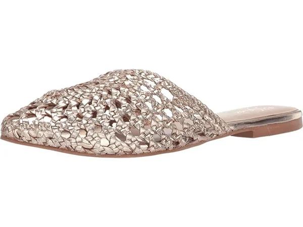 Chinese Laundry Women's Charmed Leather Mule Gold 6.0