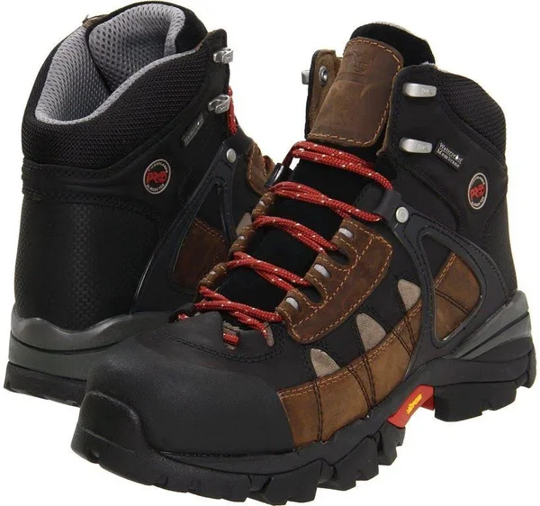 Timberland Pro Men's Hyperion Alloy Toe 6x22 Waterproof Brown
