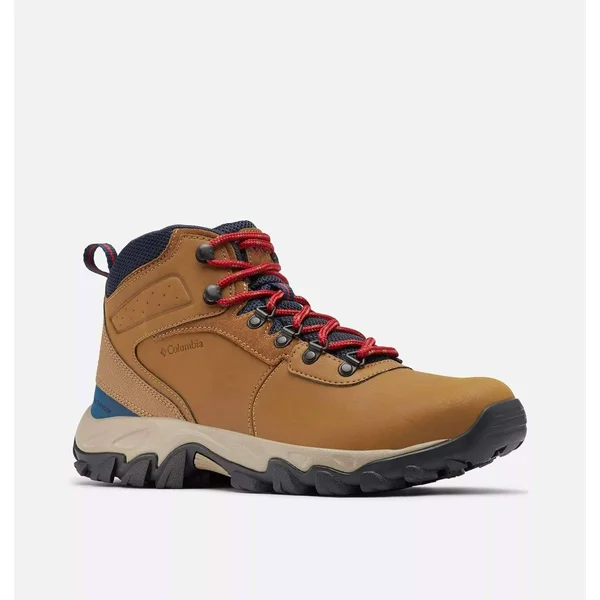 Columbia Men's Newton Ridge Plus II Waterproof Hiking Boot Ti Grey Steel/Rocket 8