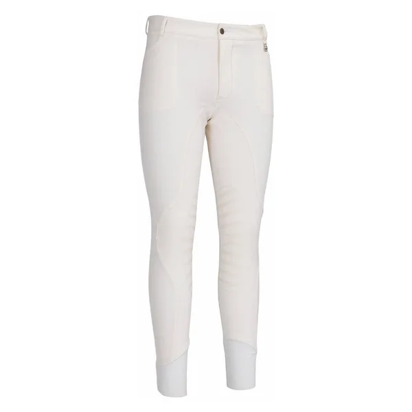 TuffRider Men's Ingate Knee Patch Breeches - 40 - White