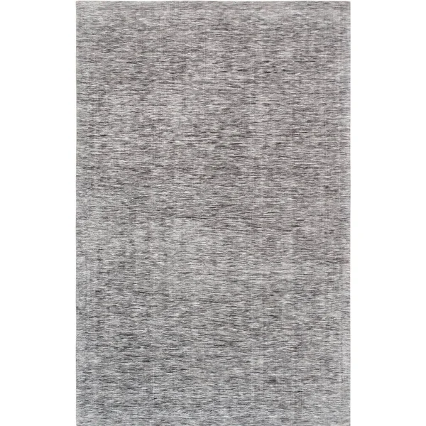 Pasargad Texture Transitiona Hand-Loomed Polyester & Cotton Area Rug - Size: 5& 0 inch x 8& 0 inch, Silver