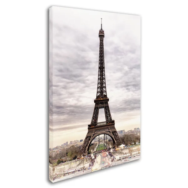 Trademark Fine Art The Eiffel Tower Canvas Art by Philippe Hugonnard - Size: 30 x 47