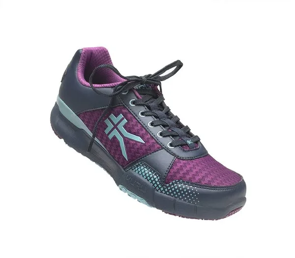 Kuru Footwear Women's Quantum Shoes in ElectricGrape/MidnightBlue Size 10.5, Mesh - Best Shoes for Plantar Fasciitis Heel Pain