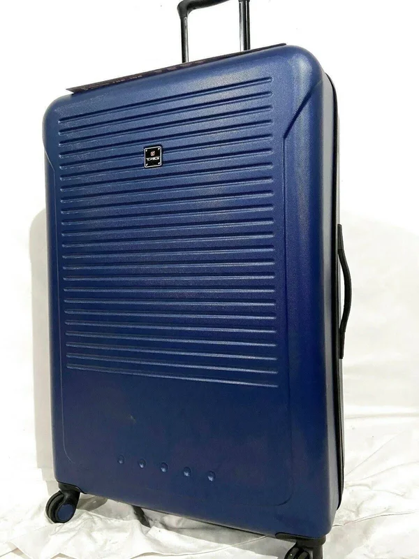 Tag Riverside 28&& Hardcase Spinner Lightweight Suitcase Luggage Blue