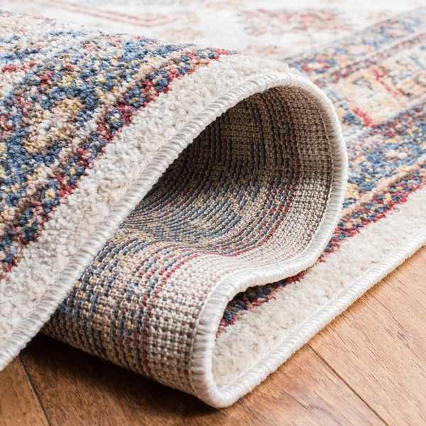Safavieh Bijar Celie Traditional Distressed Oriental Rug - 6&7x22 x 6&7x22 Square - Brown/Ivory