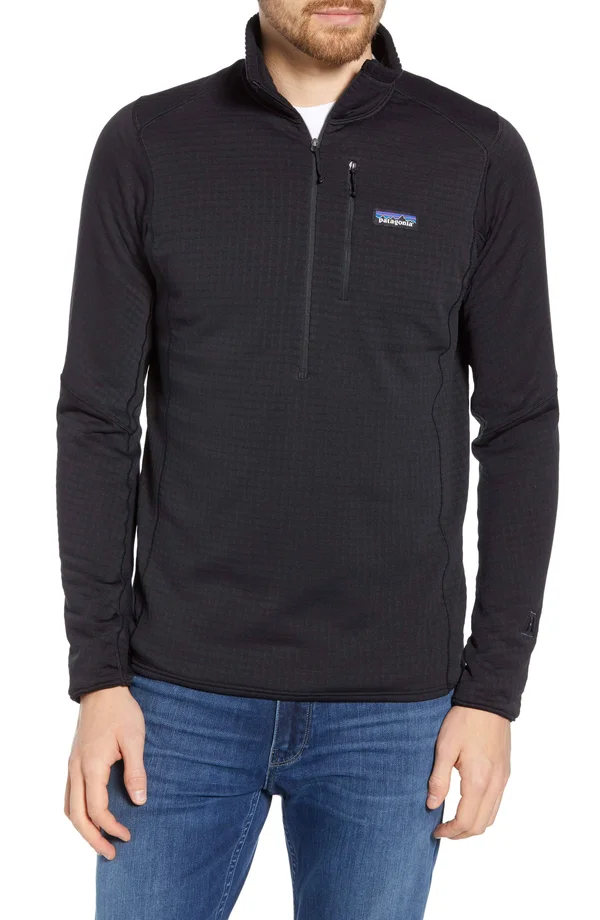 Patagonia Men's R1 Pullover - Black, XL