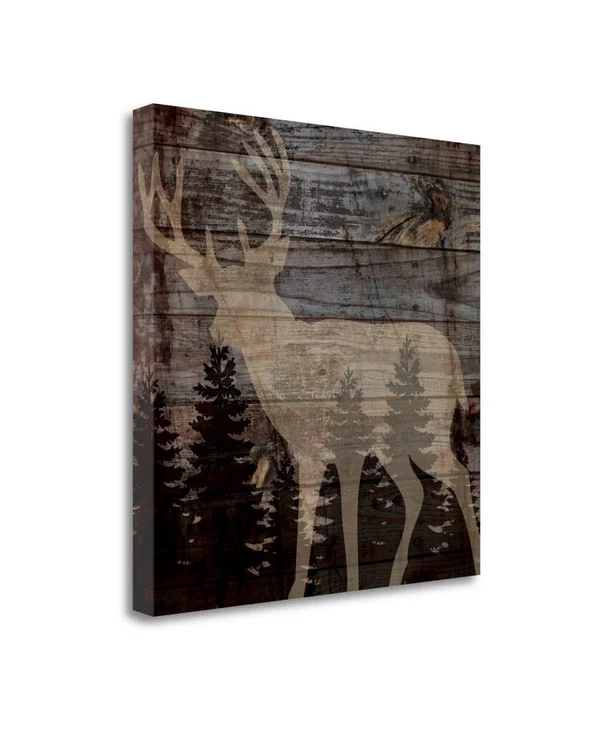 20x22 x 20x22 Rustic Deer by Piper Ballantyne Fine Art Giclee Print