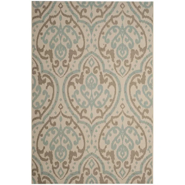 Safavieh Martha Stewart MSR4114-21312 5&3x22 x 7&7x22 Beige - Aqua Area Rug