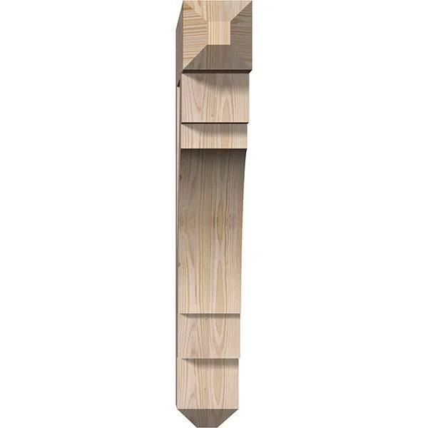 5 1/2x22W x 30x22D x 36x22H Merced Craftsman Smooth BRACKET - Douglas Fir